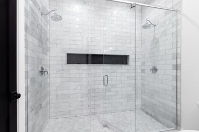 Modern Shower Enclosure with Glass Walls