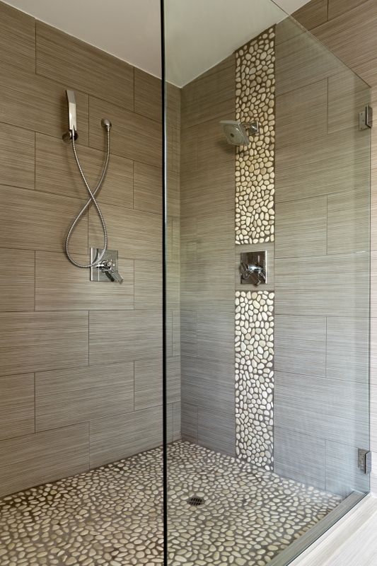Close-up of Shower Tile Grout