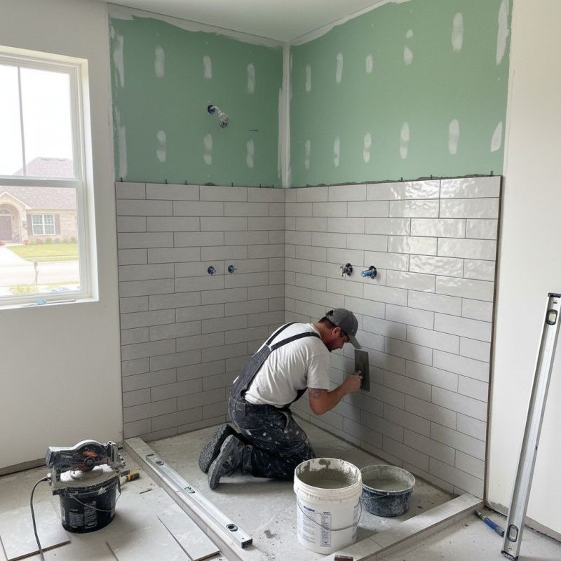 Sealed tile surface