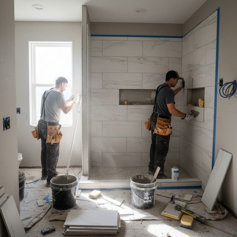 Tile installation process